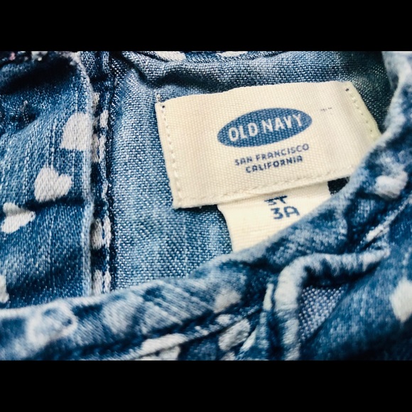 Old navy blue jean dress - Picture 2 of 4